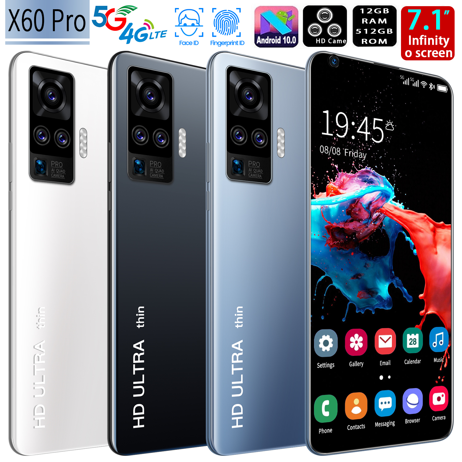 Smart android phone,Ultra-thin,Big screen mobile phone |TospinoMall ...