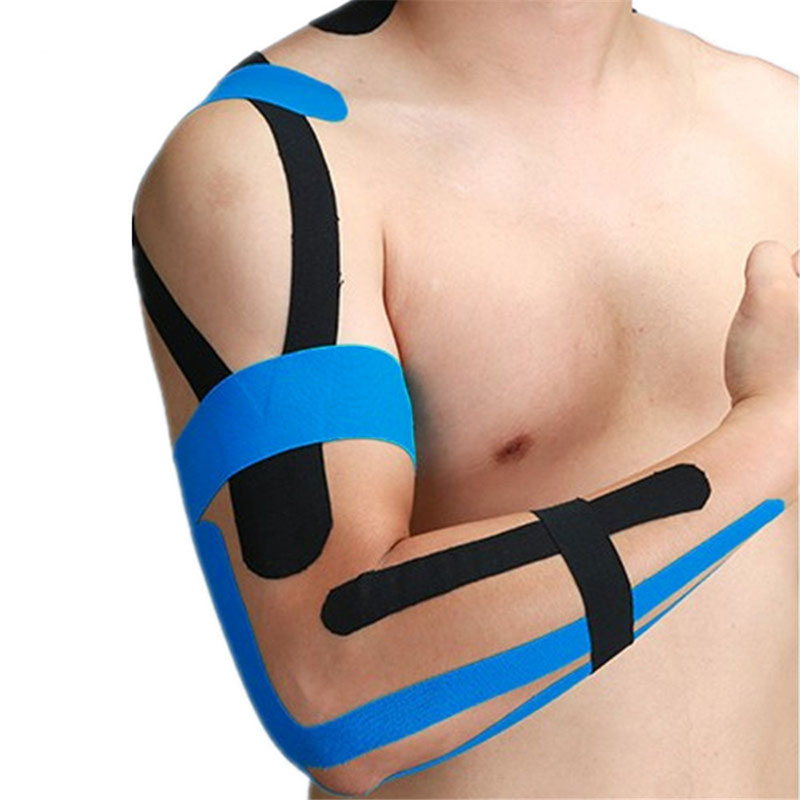 5M Sports Kinesiology Tape Sensitive Roll-Type, Latex Free Sports KT Tape for Pain Relief Sensitive Skin, Therapeutic Athletic Tape, Muscle & Joint Support