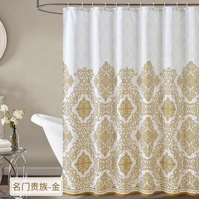 Curtain ,Waterproof, shower curtain, thickened, polyester, shower curtain, bathroom curtain，large size 200*200cm,180*200cm,150*200cm,120*200cm,80*200cm