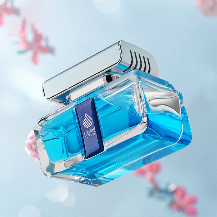 20220515 Square Shape Glass Bottle Air Freshener Car Perfume