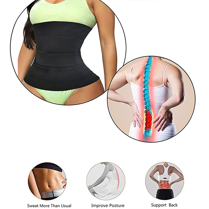 Wrap Waist Trainer Shaperwear Belt Women Slimming Tummy Belt Corset Top Stretch Bands Cincher Body Shaper Snatch Me Up