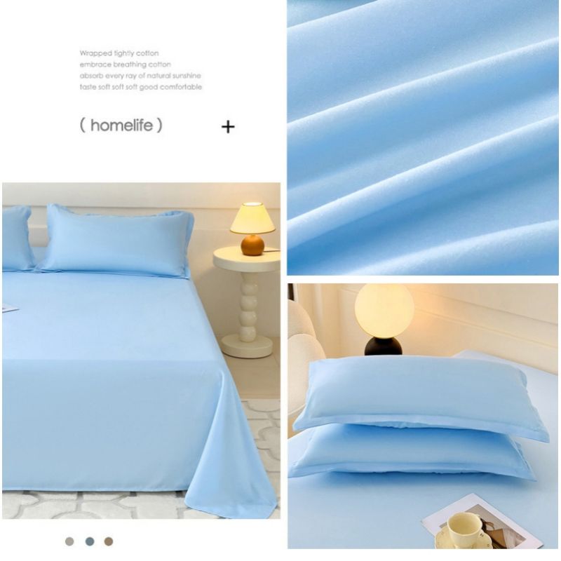120*230cm ,150*230cm,180*230cm,220*230cm,230*250cm,Bed Sheet pillowcase Aloe vera cotton, washed cotton, bed sheets, plain brushed wool CRRSHOP 48*74cm pillow case free shipping