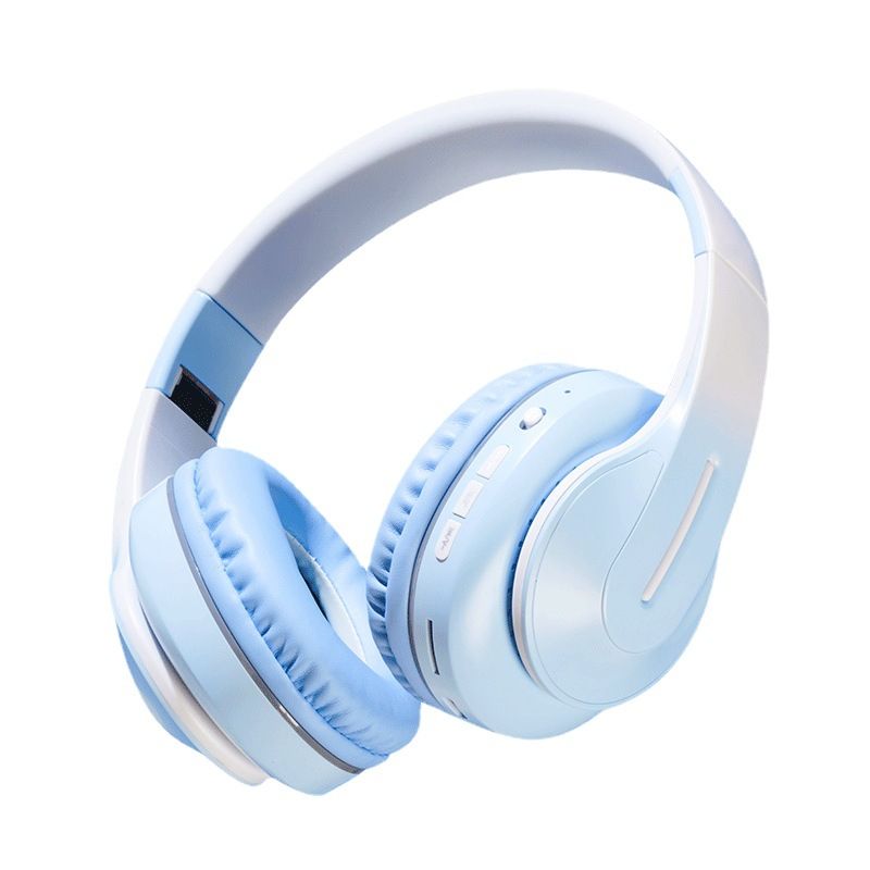 Headphone Sports Headphone Wireless Bluetooth New Head Mounted Bluetooth Earphones Bilateral Stereo Sound Wireless Gradient Gaming Bluetooth Headset