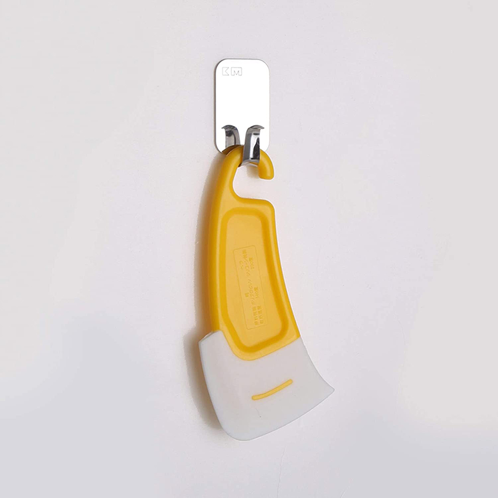 Kitchen Silicone Spatula for Dirty Fry Pan Dish Pot Washing Scraper Cleaning Brush Pack of 1 PC