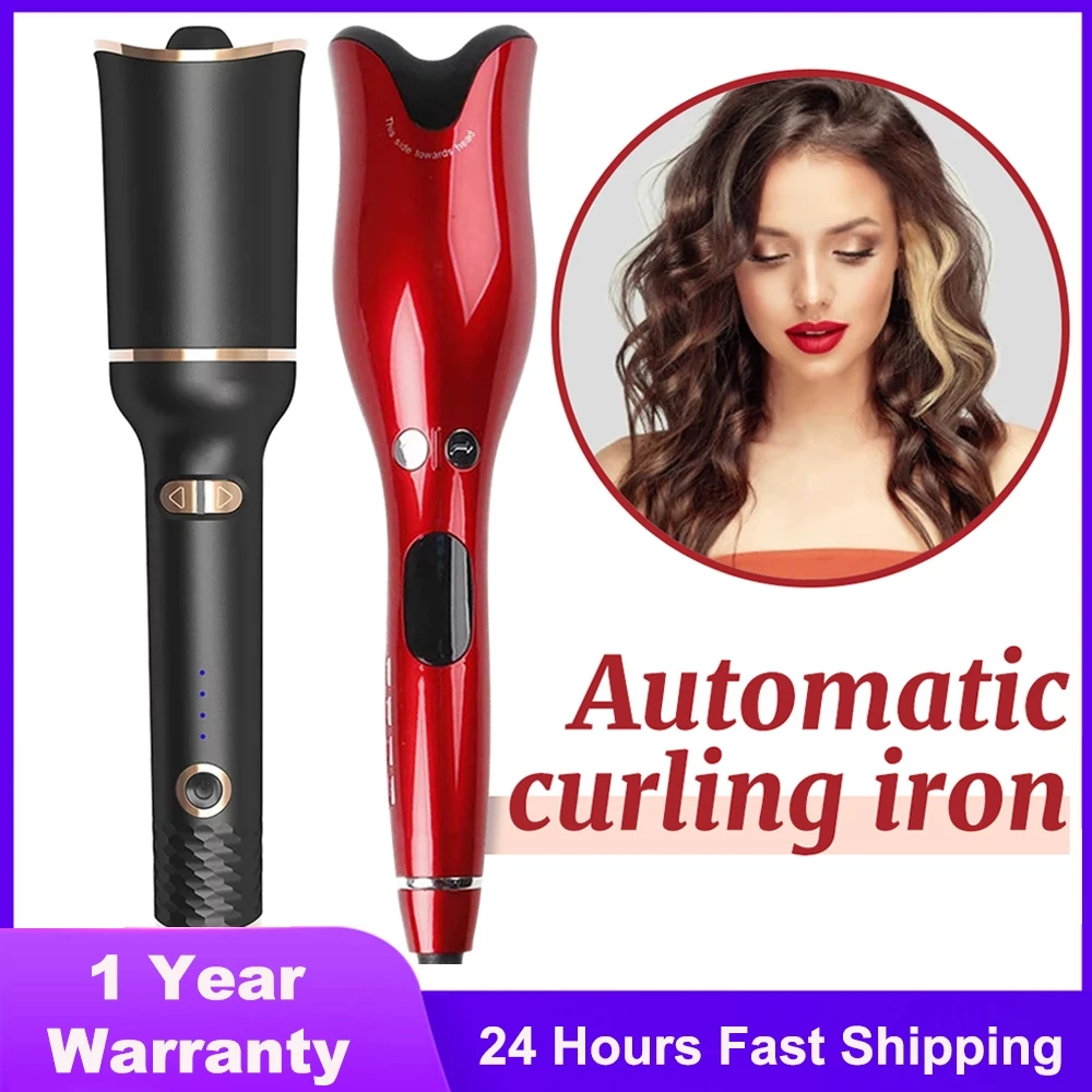 Automatic Hair Curler Rotating Ceramic Curling Iron Tongs Corrugation Curling  Wand Hair Waver Styler Tools Auto Hair Crimper |TospinoMall online shopping  platform in GhanaTospinoMall Ghana online shopping