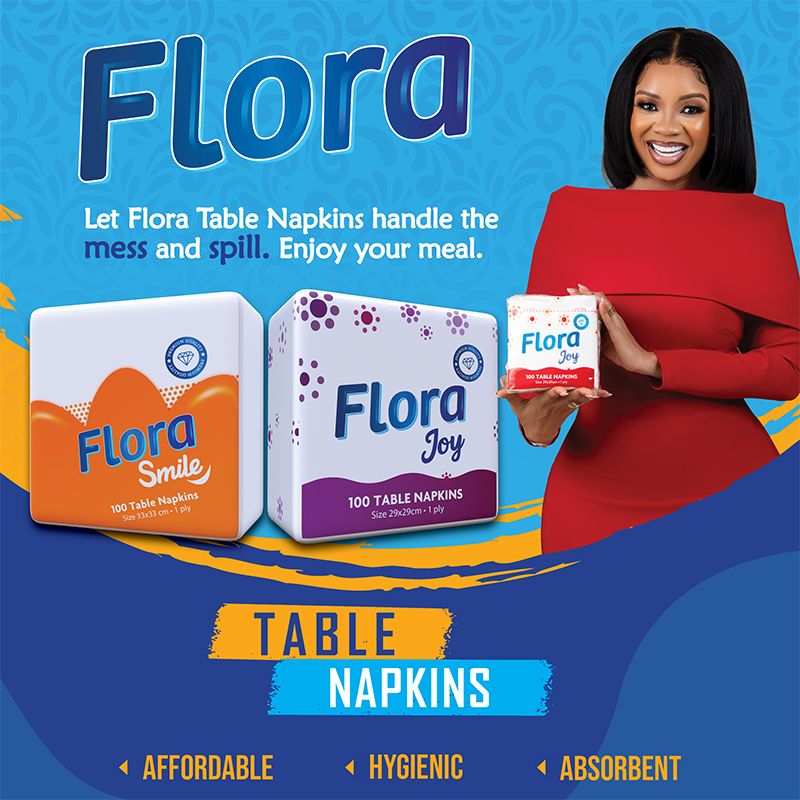 Flora Joy Table Napkin: 1PLY - 29cm 