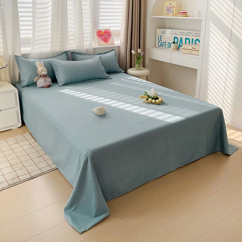 120*230cm ,150*230cm ,180*230cm,220*230cm ,230*250cm Washed cotton brushed bed sheets pillow cases CRRSHOP free shipping Bed cover pillowcase 48 * 74cm