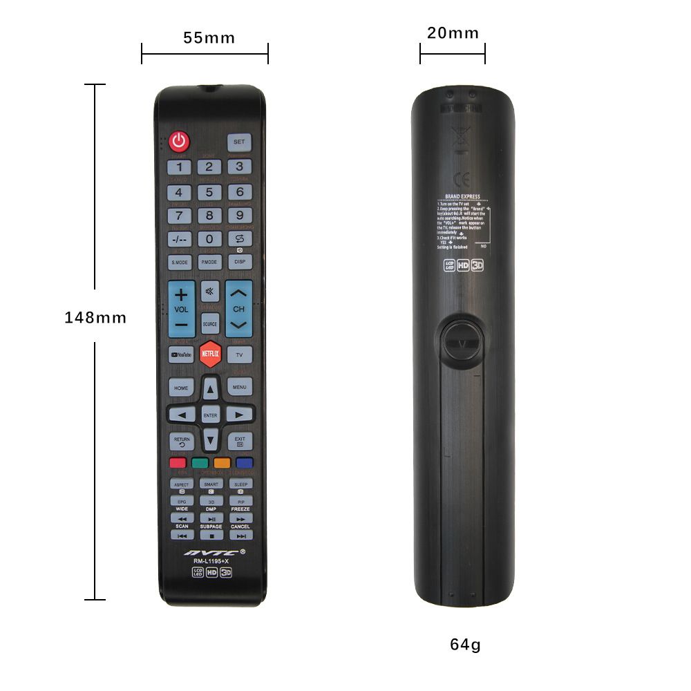 TV Universal Remote Control with One Click Setting