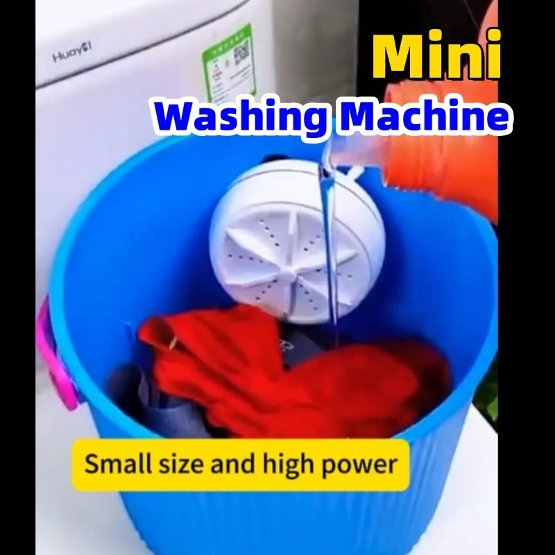 Mini Washing Machine Ultrasonic mini spiral washing machine CRRSHOP fully automatic chassis turbo portable small water bucket free shipping