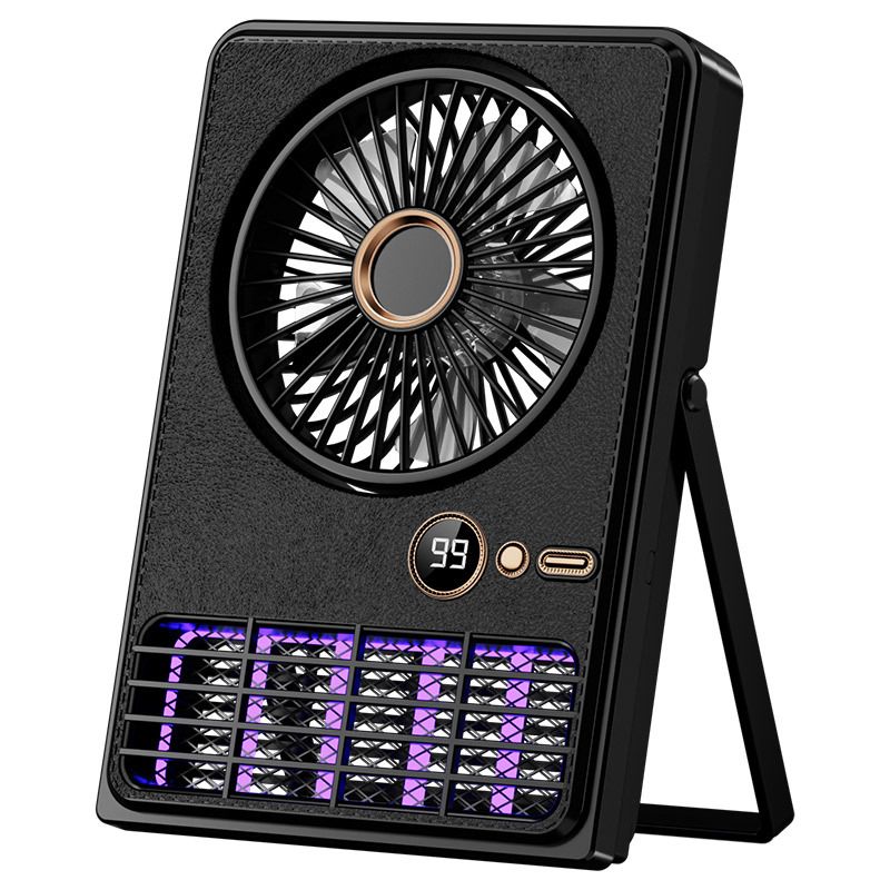 Indoor bedroom air conditioner fan mosquito killer lamp portable outdoor camping fan can be placed or hung two-in-one desktop fan mosquito killer lamp
