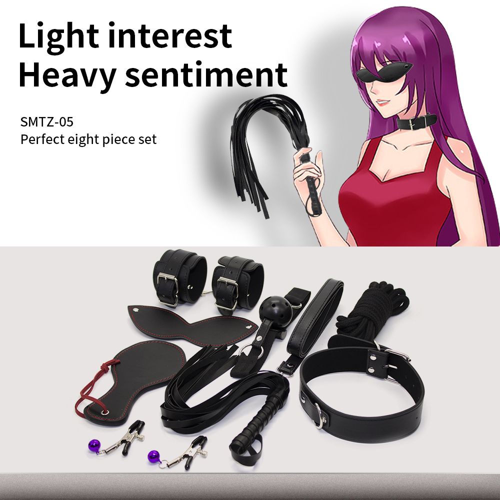 Sex Bondage Wrist & Thigh Cuffs BDSM Restraints Set, Sex Toys for Women with Adjustable Leg Straps Handcuffs for Couple Beginner SM Game Play