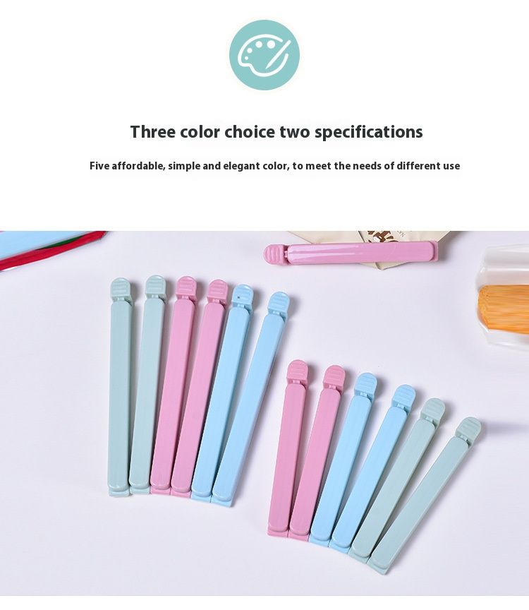 AUNONT Snack Clip Dustproof Moistureproof Sealer Food Freshness Sealing Clip Large Snack Sealing Clip