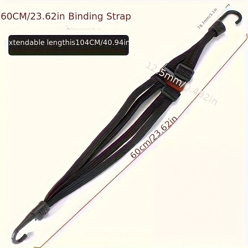 Six-pack is more affordable, high-elastic motorcycle strap, elastic hook for easy storage