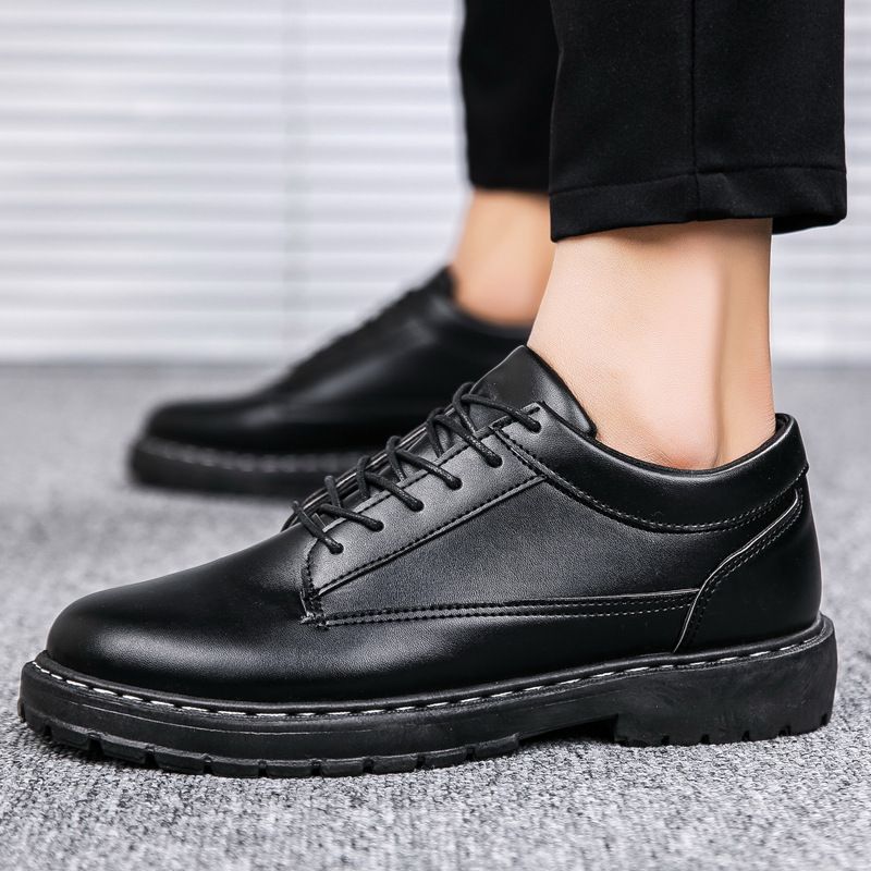 Spring men's shoes new casual shoes Student tide shoes men small leather shoes board shoes men waterproof Martin boots low top shoes XP105 