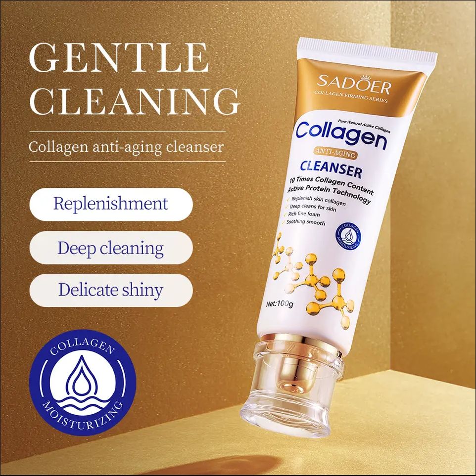 Gold bone collagen Anti aging Essence liquid skin care Serum face gel Deep moisturizing facial mask Whitening skincare series