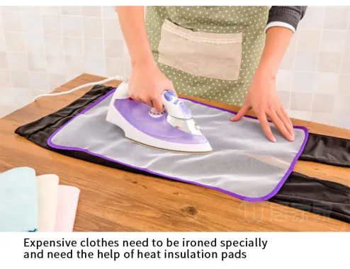 Portable Ironing Mat Thickened Heat Resistant Ironing Pad Cover