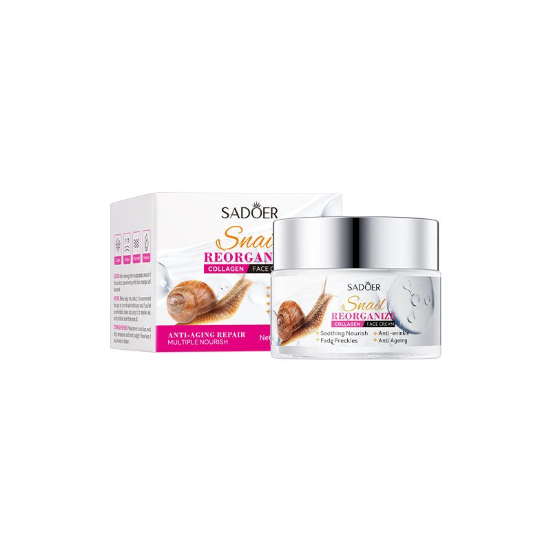 SADOER Snail Recombinant Collagen Cream Moisturizing Face Cream