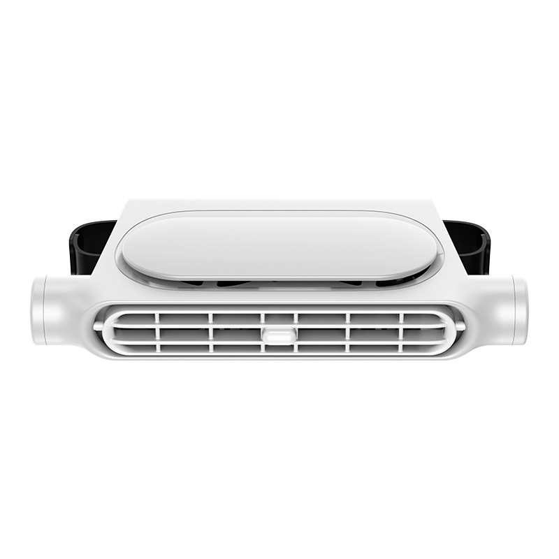 2025 creative new product car seat fan, USB plug-in bladeless rear pillow cooling back seat fan for car.CF06 white 