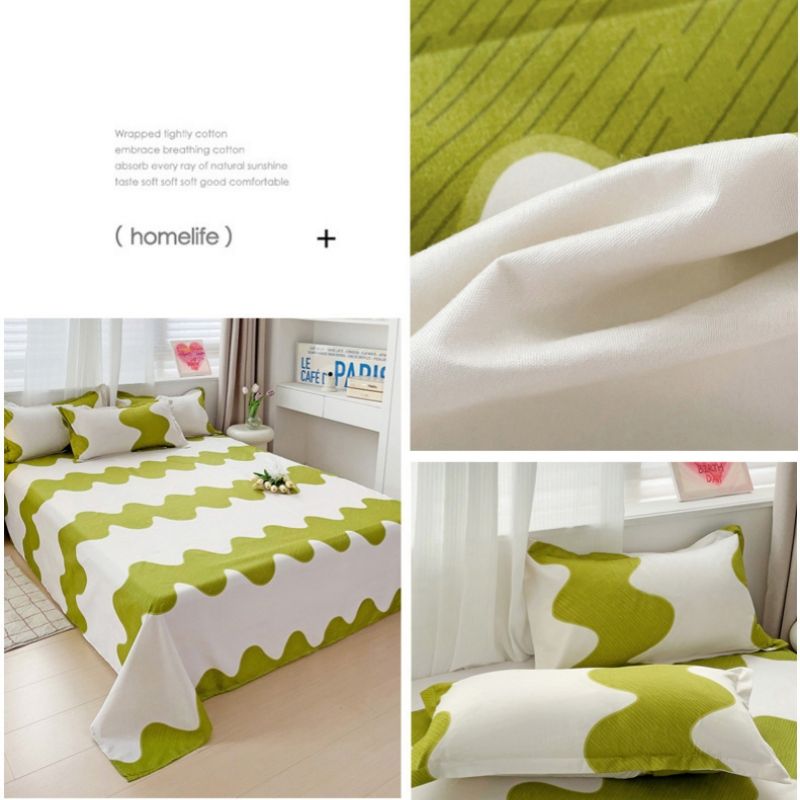 120*230cm ,150*230cm ,180*230cm,220*230cm ,230*250cm Washed cotton brushed bed sheets pillow cases CRRSHOP free shipping Bed cover pillowcase 48 * 74cm