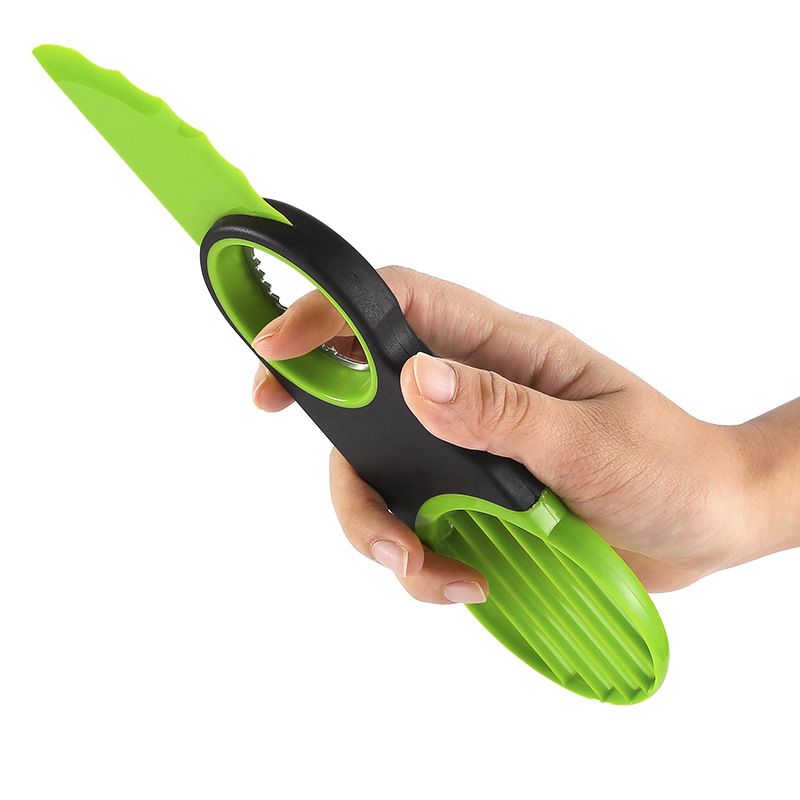 Multifunctional fruit cutter kiwi avocado slicer corer cutter avocado avocado knife three in one