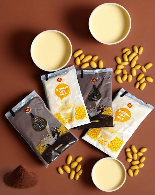 U-Fresh Soy Milk ALL Flavors Sachet Soft Drink 80ml