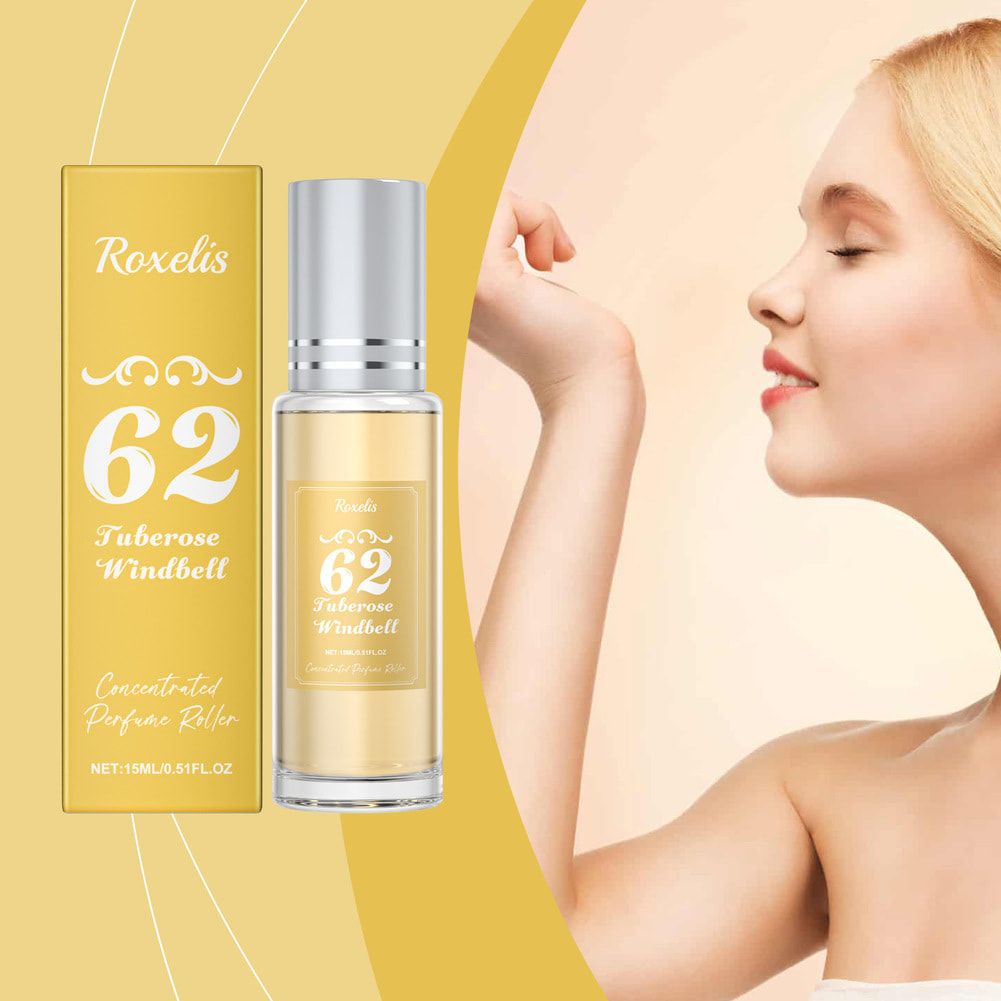 Roxelis Tuberose Wind bell Light Perfume Roller Long Lasting Fragrance Floral Scent Improve Fresh Attracting Men Portable Women Pheromone Perfumes