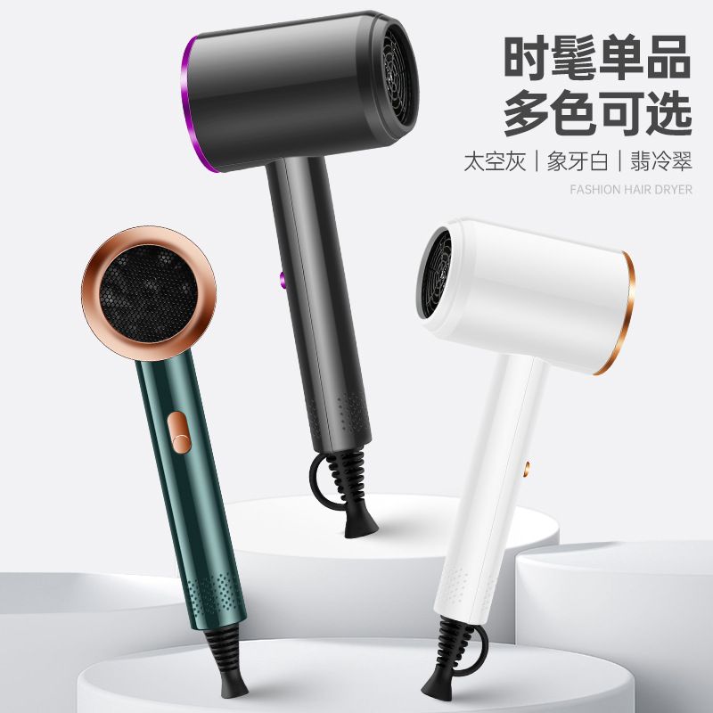 Hair Dryer, Professional Hair Blow Dryer Hot/Cold Air, 1800W Powerful AC Motor, Negative Ion Hairdryer Fast Drying, 2 Speed/3 Heating with 2 Nozzles&1 Diffuser, for Women Men Kids Salon Travel