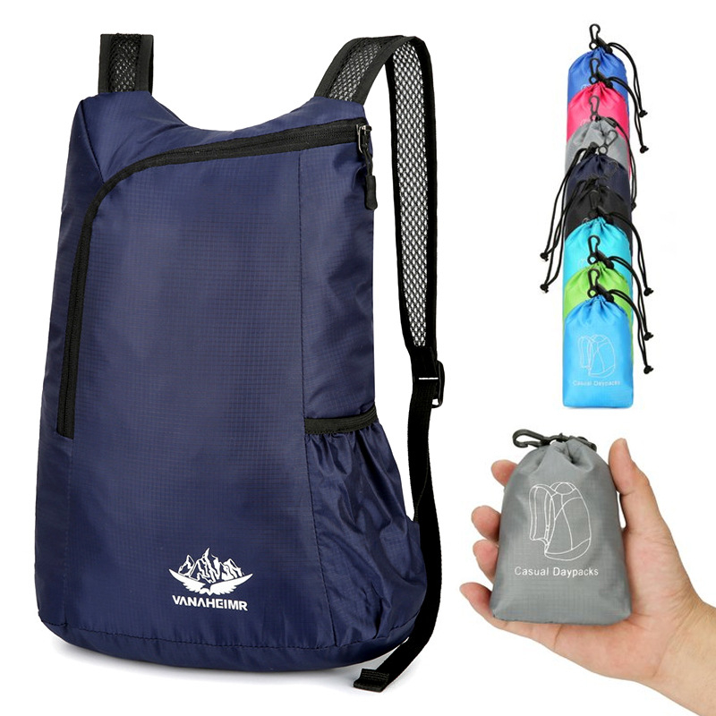 602# Folding Waterproof Ravel Bag, Lightweight Storage, Outdoor Backpack