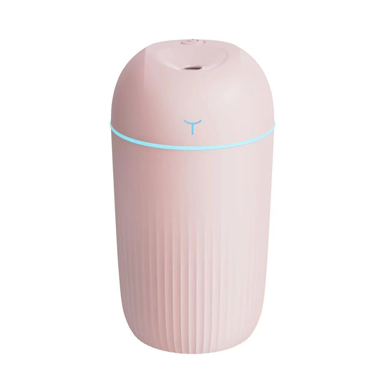 420ML Niu Niu office desktop humidifier car aromatherapy home bedroom mute large-capacity hydrating humidifierpink colour