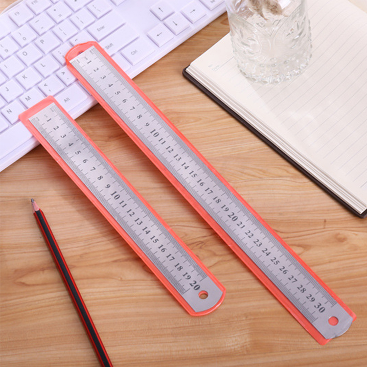 Machinist Ruler, Metric Ruler, Millimeter Ruler, (20 cm, 30 cm and .5 mm), Durable Ruler, Stainless Steel Ruler, Suit for Engineers, woodworkers, draftsman, designers