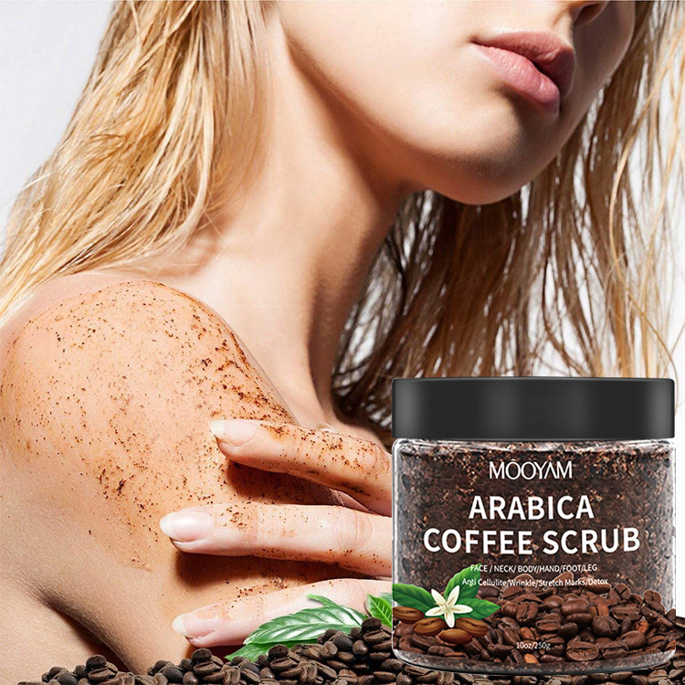 Coffee Scrub Face Body Gentle Cleansing Coffee Bath Salts Body Scrub For Rough and Dry Pigmentation Body Face Skin Care