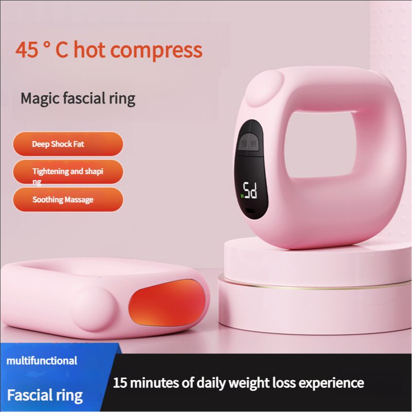 Massage Ring Vibration Massager Shoulder and Neck Yoga Ring Mini Shaking Machine Massager