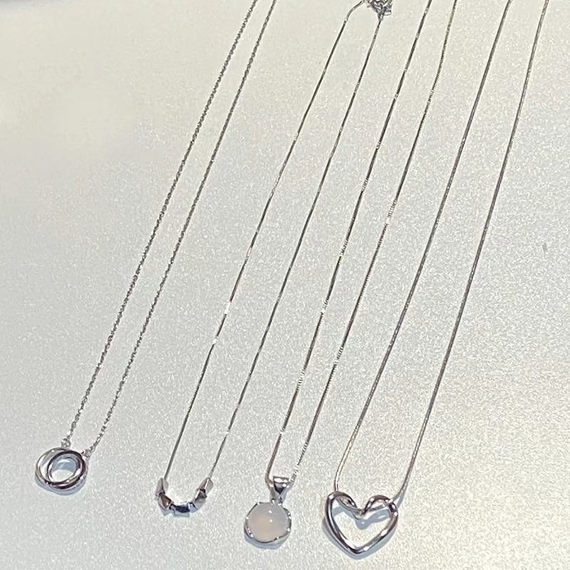 X Women Simple Heart Pendant Necklaces Jewelry Gift