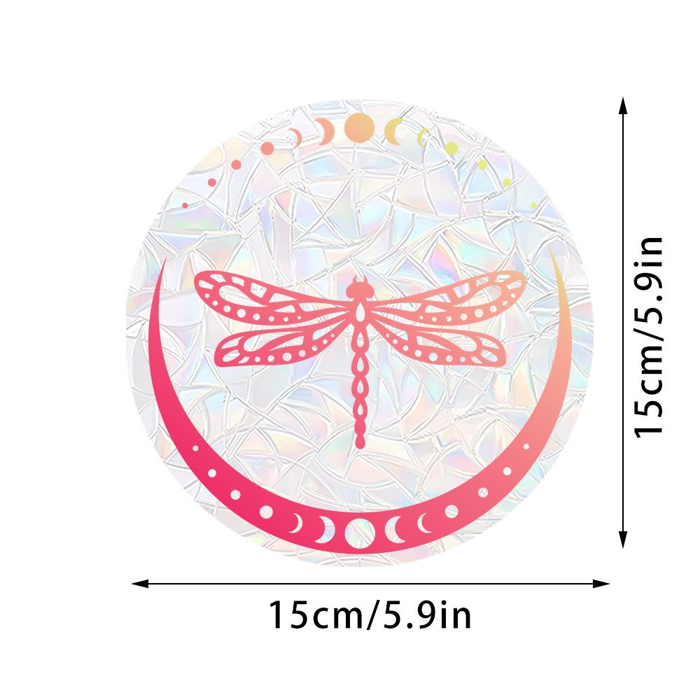 Amazon New Plant, Flower, Animal and Sunlight Catcher Static Glass Sticker - Bird - proof Glass StickerSCA089-3