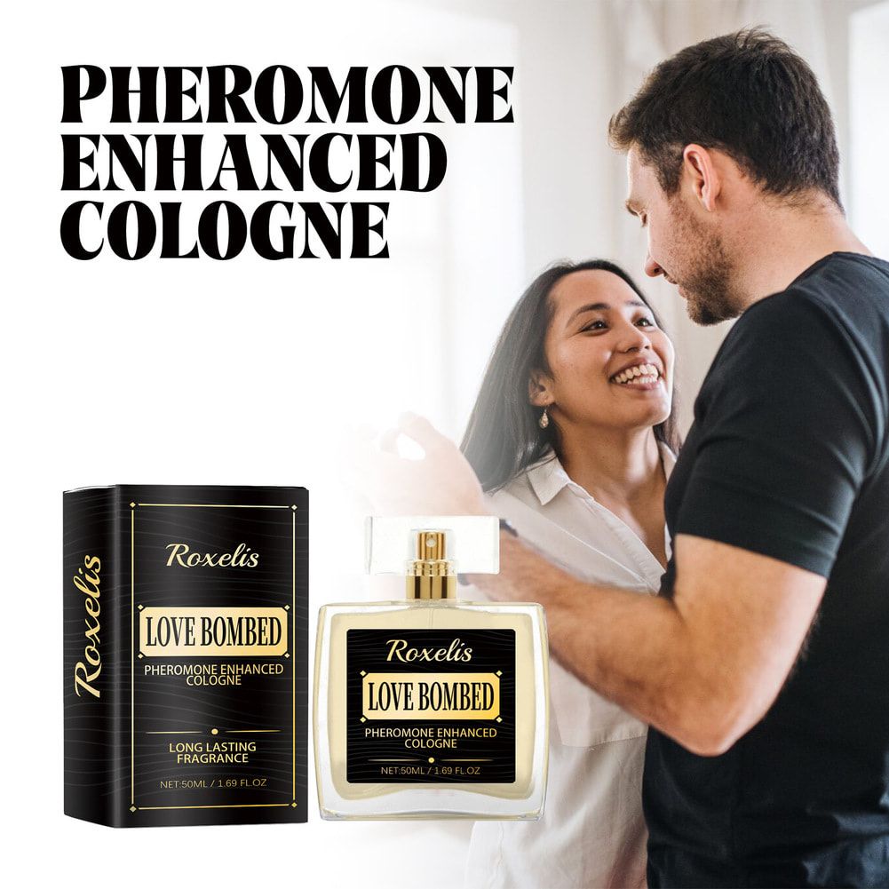 ROXELIS Pheromone Enhanced Cologne Perfume Spray Portable, Gentle and Non Irritating,Long Lasting Fresh and Light Fragrance