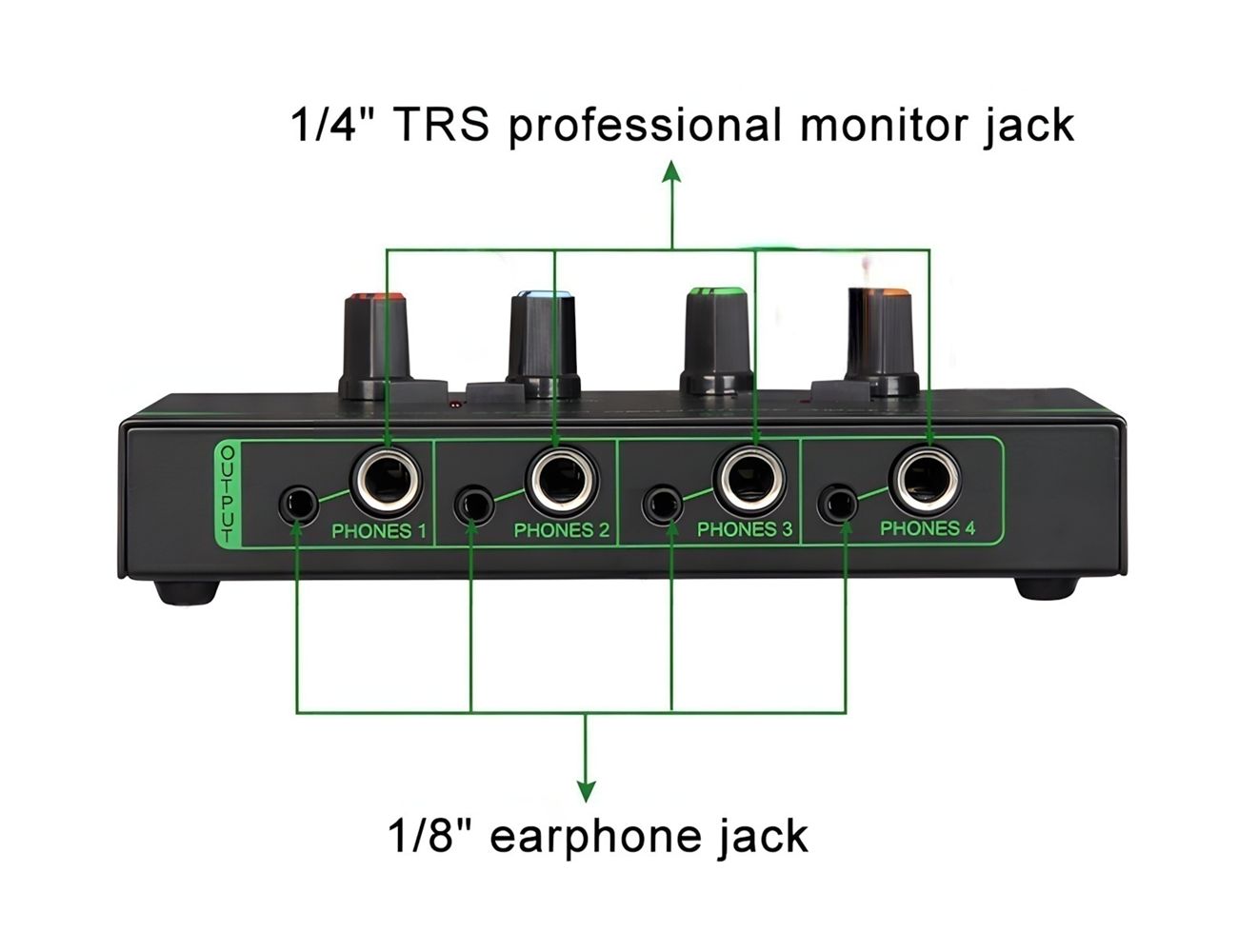 Headphone Amplifier 4-channel 6-channel monitor headphone amplifier mini audio professional