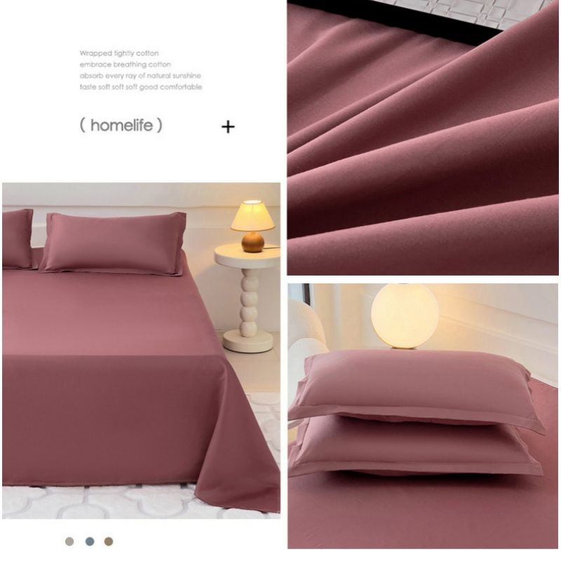 120*230cm ,150*230cm,180*230cm,220*230cm,230*250cm,Bed Sheet pillowcase Aloe vera cotton, washed cotton, bed sheets, plain brushed wool CRRSHOP 48*74cm pillow case free shipping