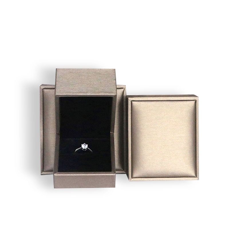 LSBZ-88 1pcs Jewelry Storage Box Brushed PU Leather Pendant Necklace Bracelet Earring Ring Boxes Gift Packaging Case For Wedding Birthday