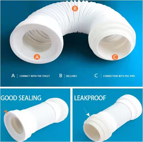 Toilet Hose Drain Pipe Wall Row Toilet Drain Pipe Rear Toilet Drain Pipe Retractable
