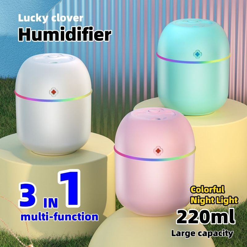 Car Humidifier Lucky Grass Air Humidifier USB Desktop Home Car Mini Humidifier Essential Oil Aromatherapy Machine CRRSHOP Automobile Car Digital,Car Appliance