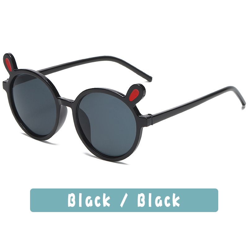1545 Children Sunglasses Baby Sun Glasses Rabbit Ears Trendy Boys Girls Cute UV400 Kids Round ShadesC4