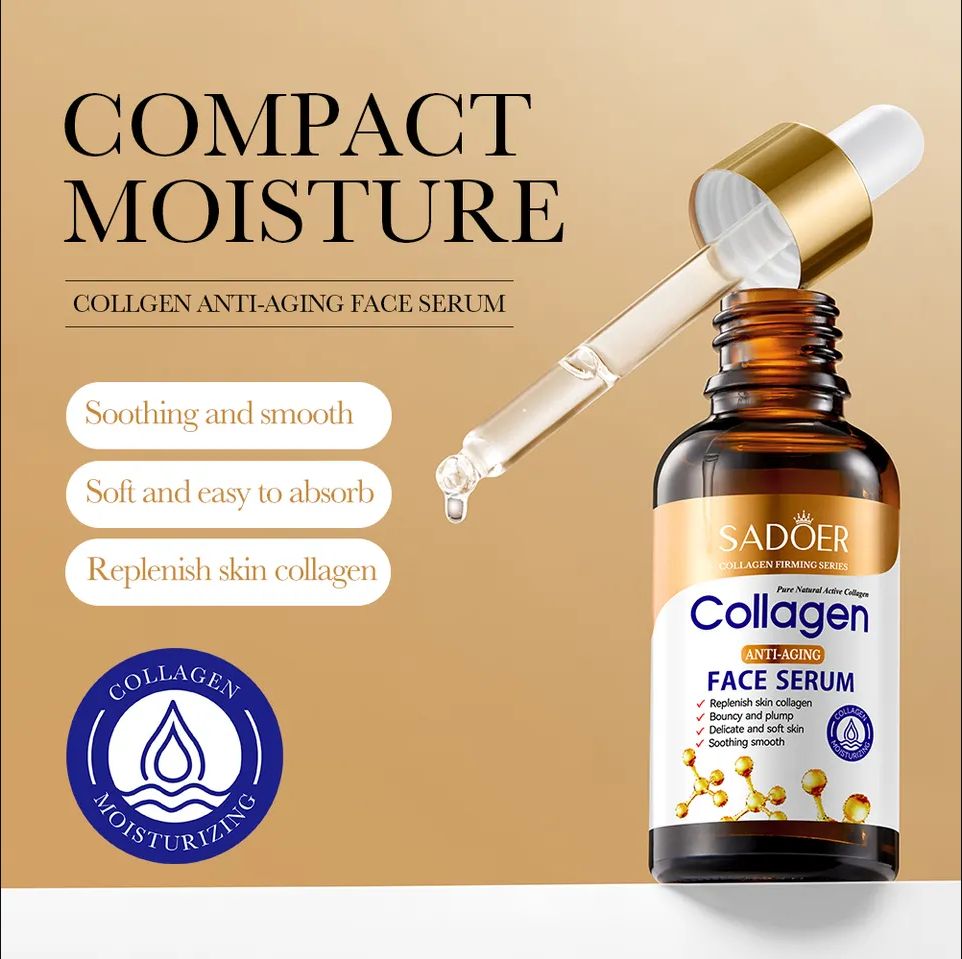 Gold bone collagen Anti aging Essence liquid skin care Serum face gel Deep moisturizing facial mask Whitening skincare series