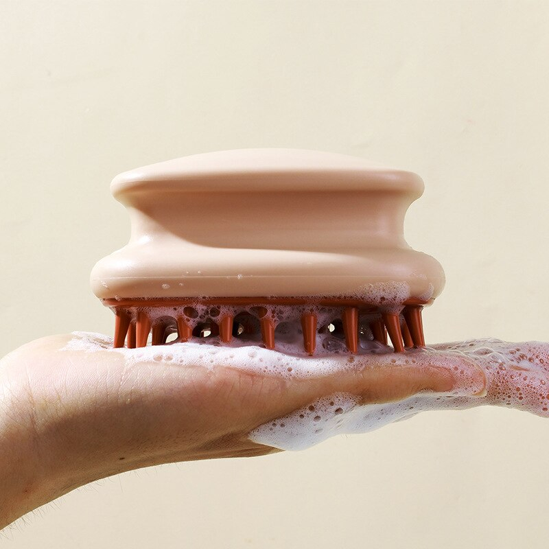 B0016 Silicone Hair Washing Brush Massage Brush Adult Hair Washing Tool Shampoo Comb Head Brush Scalp Scratcher Shampoo Brush