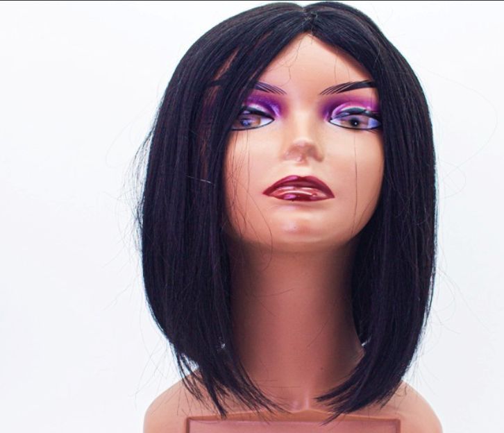 Short Straight Full Lace Hair For Women-lace F and P Emily Color 1B