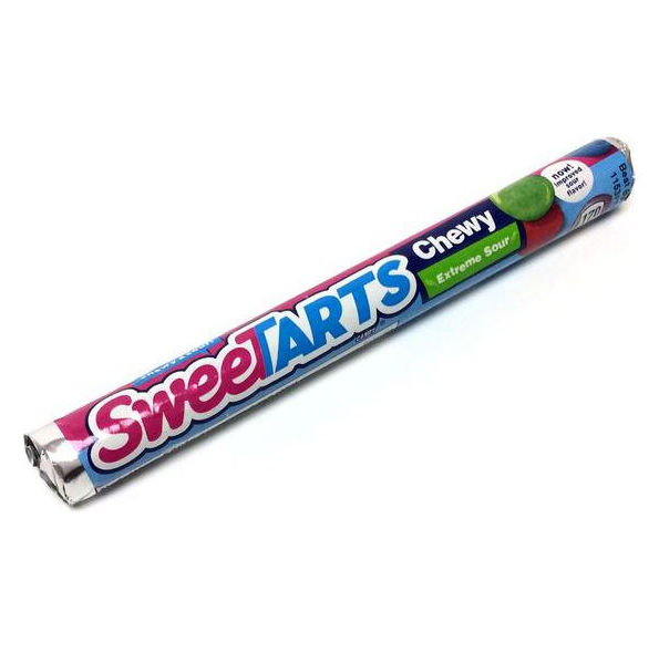 SWEETARTS SHOCKERS SOUR CHEWY ROLLS CANDIES