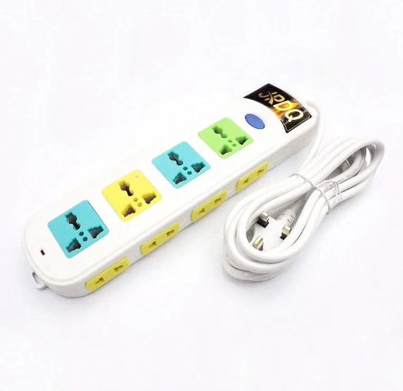 Hot Selling UK Plug 4, 5 Way Power Strip Universal Extension Board Multi Socket Outlet12 Power Outlet