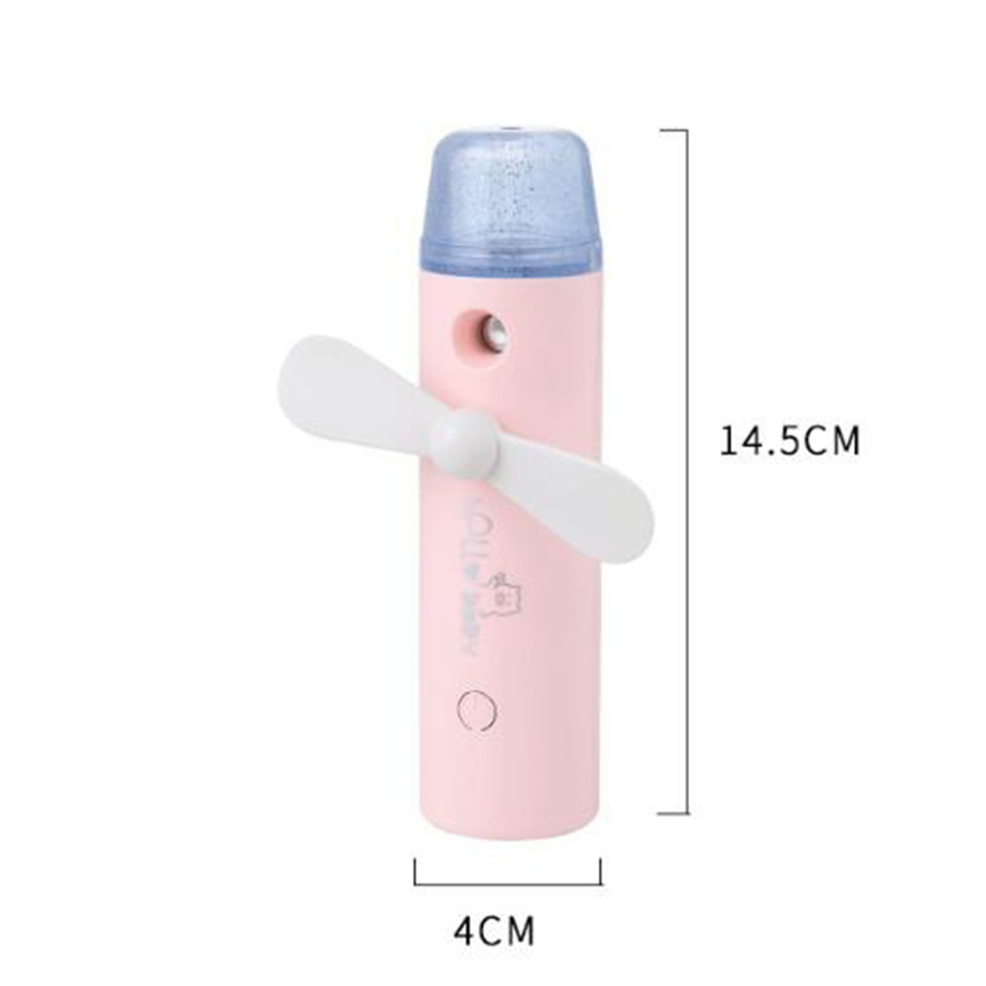 Portable Fan Handheld Portable Spray Natural Wind Mode Handheld Fan Portable Misting Usb Rechargeable Mini With Spray Bottle
