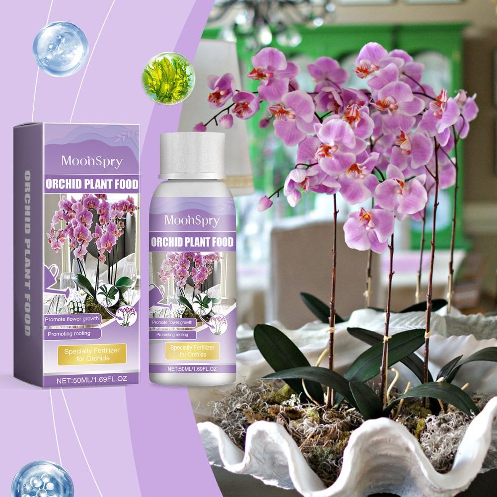 MoonSpry Plant Nutrition Liquid Flower Fertilizer Orchid Special Compound Growth Hydroponic Garden Plant Supplementing Nutrition Liquid