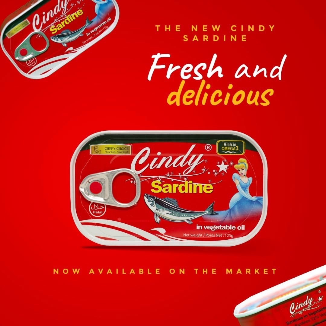 Cindy Sardines in Vegetable Oil (125g)