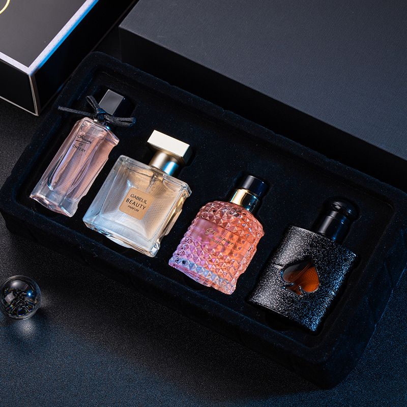 Flower Tale Gift Box for Women perfume 4-piece Set with Persistent Fragrance Recommend Black Coffee perfume for Women
